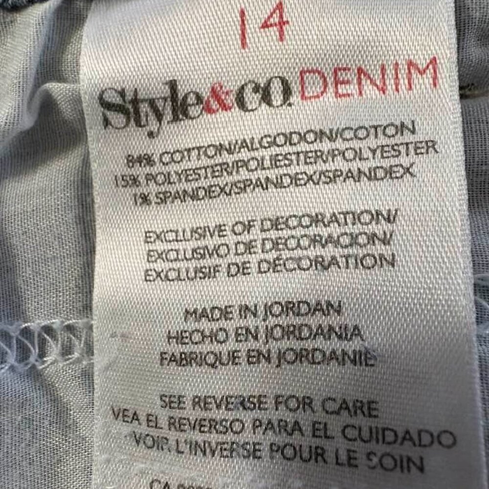 Style & Co Denim Capri - Picture 5 of 9